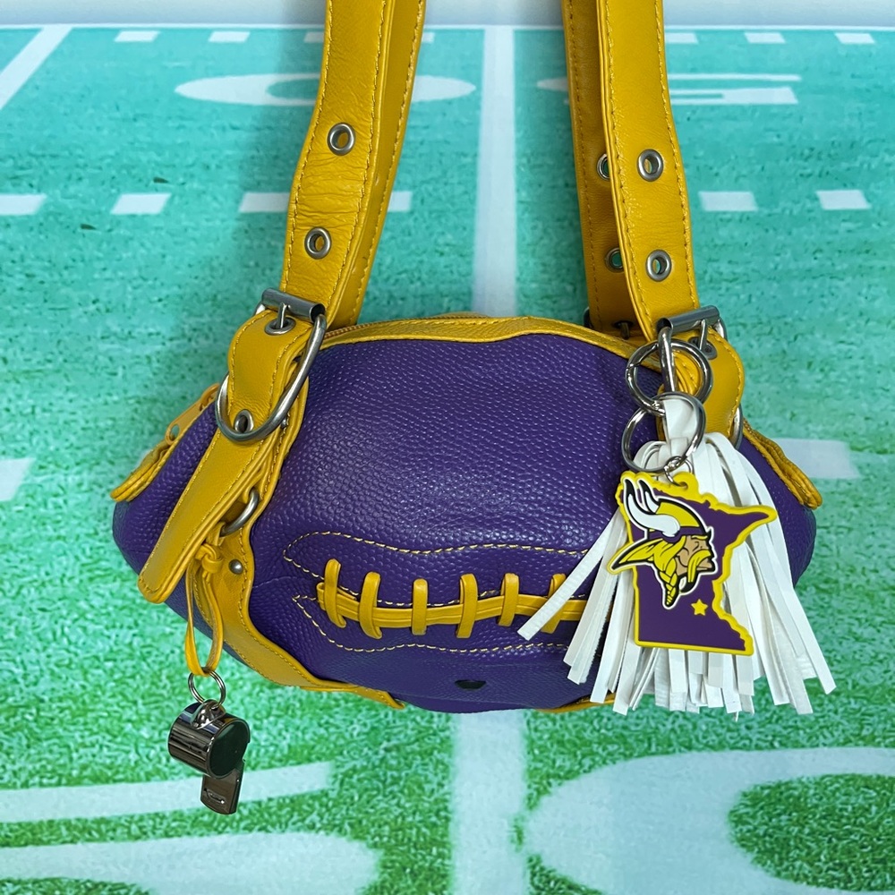 Purple & Gold Football Purse FanBags / Red24